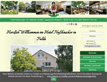 Tablet Screenshot of hotel-nussknacker.de